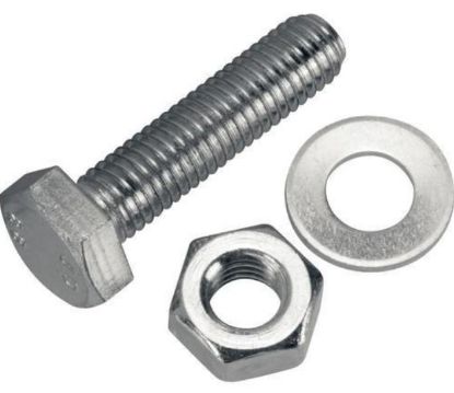 Picture of Hexagonal Head Bolt with Nut and Washer-M12x60MM