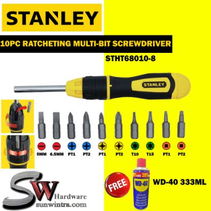 Picture of RATCHETING MULTI-BIT SCREWDRIVER- 10PCS 