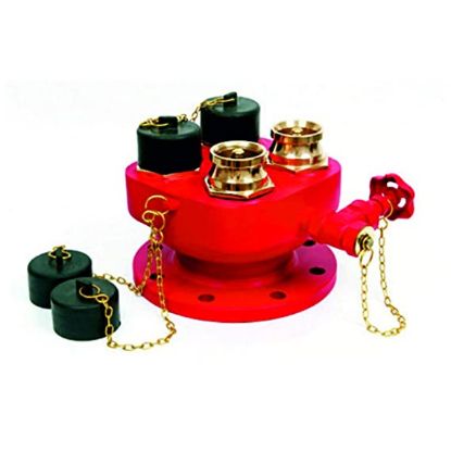 Picture of 4 Way Fire Brigade Connection - Size:63 mm