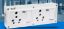 Picture of PVC JUNCTION BOX WITH 2 NO. 5 PIN SOCKETS 6/16A, AND 2 NO. 16A SWITCHES, 230V, ISI MARKED