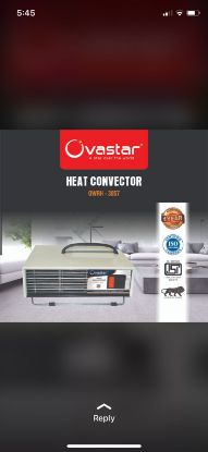 Picture of OVASTAR HEAT CONVECTOR - OWRH 3057