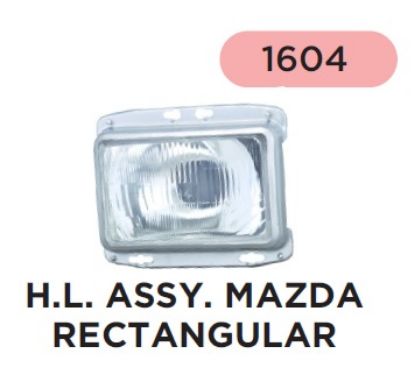 Picture of Head Light (Mazda Rectangular)-Part No.1604