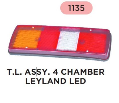 Picture of Tail Light (4 Chamber Leyland LED)-Part No.1135