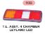 Picture of Tail Light (4 Chamber Leyland LED)-Part No.1135