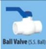 Picture of SUPREME AQUA GOLD MOULDED PIPE FITTING BALL VALVE (SOL. WELD) METAL BALL - SCH80 BALL VALVE (SOL. WELD) METAL BALL (Size-15mm)