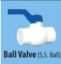 Picture of SUPREME AQUA GOLD MOULDED PIPE FITTING BALL VALVE (SOL. WELD) METAL BALL - SCH80 BALL VALVE (SOL. WELD) METAL BALL (Size-20mm)