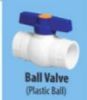 Picture of SUPREME AQUA GOLD MOULDED PIPE FITTING BALL VALVE (SOL. WELD) PLASTIC BALL - SCH80 BALL VALVE (SOL. WELD) PLASTIC BALL (Size-32mm)