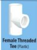 Picture of SUPREME AQUA GOLD MOULDED PIPE FITTINGS Female Threaded Tee (Plastic) - SCH80 Female Threaded Tee (Plastic) (Size-20mm)