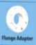 Picture of SUPREME AQUA GOLD MOULDED PIPE FITTINGS - SCH80 Circuit Flange Adapter  (Size-40mm)