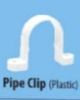 Picture of SUPREME AQUA GOLD MOULDED PIPE FITTINGS - SCH80 Pipe Clip (Plastic)  (Size-20mm)
