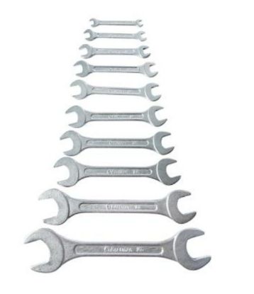 Picture of Eastman Doe Jaw Spanners set -10 pcs  - CRV  , Model no -  E- 2001, Kit-03-100m 