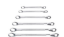 Picture of BI-HEXAGONAL RING SPANNER ,SHALLOW OFFSET -CRV ,  6 Pcs Set, KIT-07-60SD, 