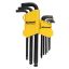Picture of Eastman Ball Point Allen Key Set, Long Pattern, Champhered Heads ,Set of 09Pcs, Matric Size:- 1.5mm to 10mm, EAK-2406