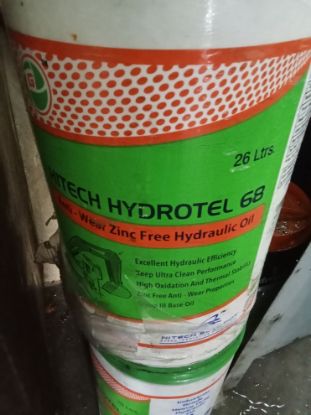 Picture of HI-Tech Anti wear hydraulic oil,  Grade - Hydrotel -68, Packing 26 L 