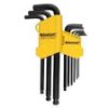 Picture of Eastman Ball Point Allen Key Set, Xtra Long, CRV, Champhered Heads, Black Finish, Set of 09 pcs, Size:- 1.5mm to 10mm, EAK-2406-XL