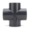 Picture of SUPREME AQUA GOLD MOULDED PIPE FITTING CROSS TREE - SCH80 CROSS TEE (Size-32mm)
